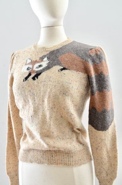Oat Fleck Fox Sweater / small medium