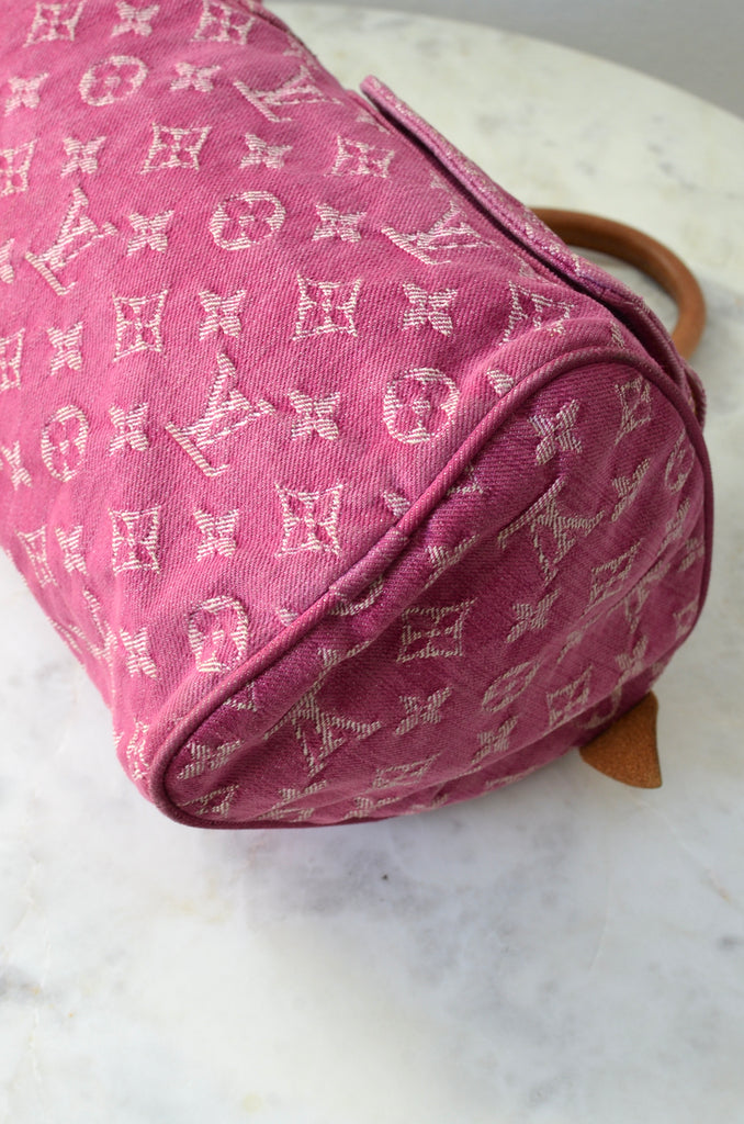 Vintage Louis Vuitton Pink Denim Neo Speedy Shoulder Bag – Treasures of NYC