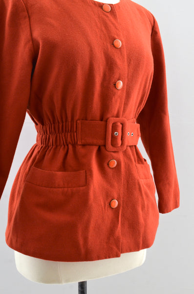 Vintage Burnt Orange Jacket