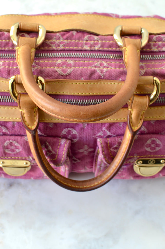 Louis Vuitton Pink Denim Neo Speedy Bag