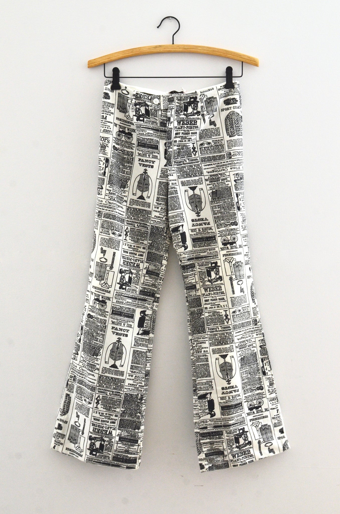 Vintage 1960's It's Pantime Newspaper Pants