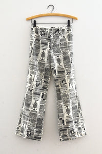 Vintage 1960's It's Pantime Newspaper Pants
