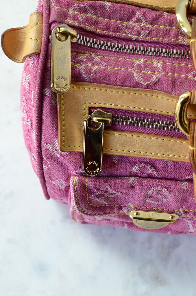 Vintage Louis Vuitton Pink Denim Neo Speedy Shoulder Bag – Treasures of NYC