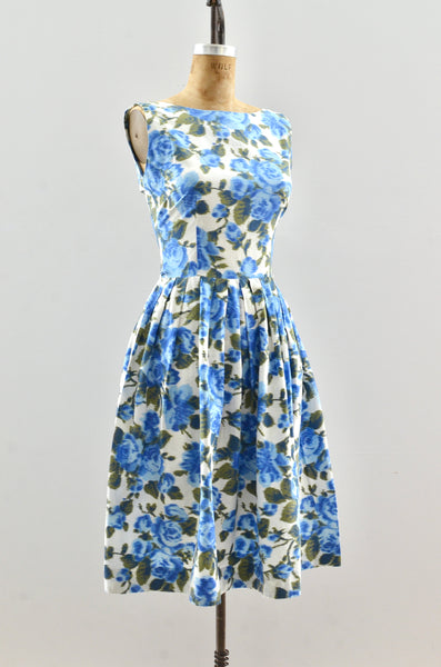 Blue Rose Dress / xxs xs