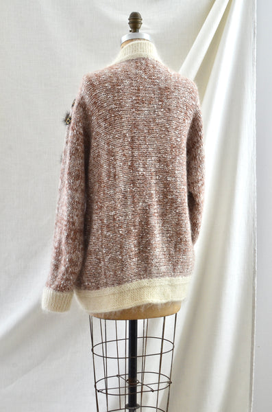 Vintage 80's Speckled Cardigan