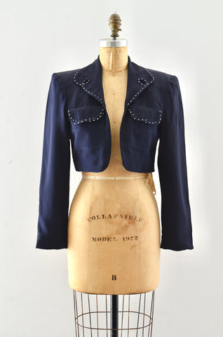 Vintage Ann Taylor Cropped Jacket / S