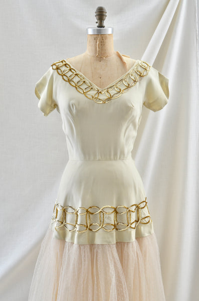 Vintage 1940's Party Dress