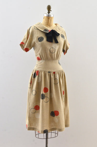 Vintage Printed Dress