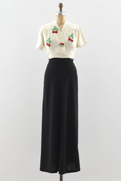 40s Cherry Dress
