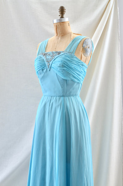 1950's Emma Domb Blue Dress