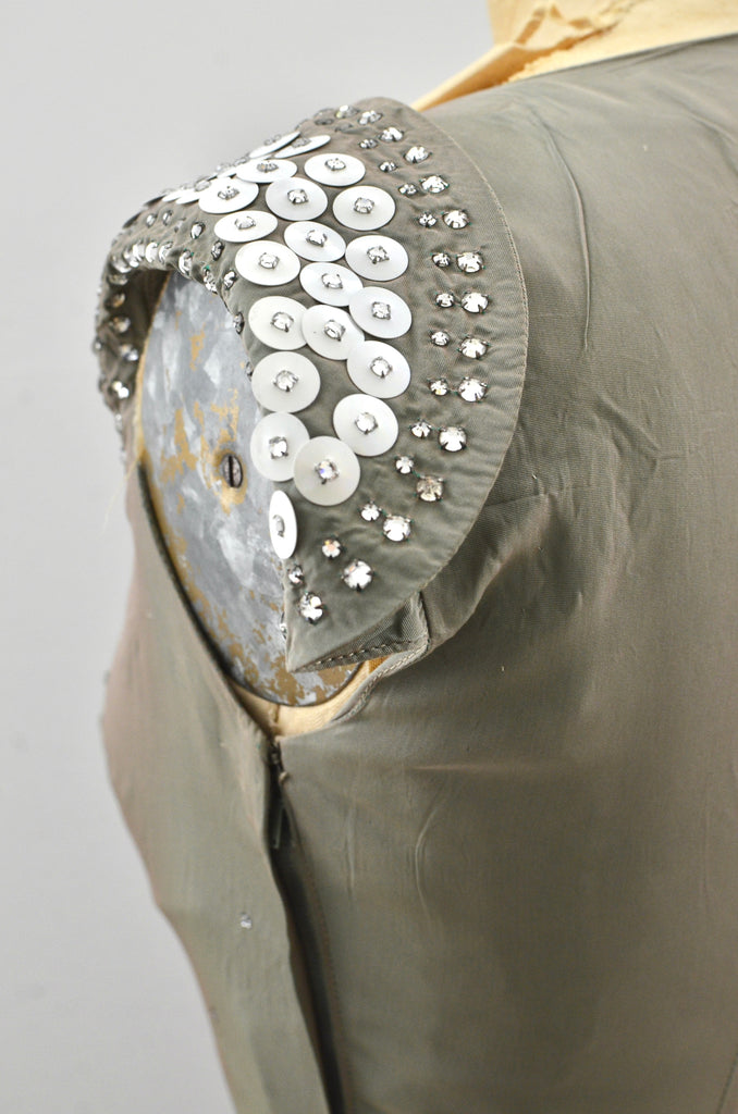 50's Rhinestone Studded Dress / xs – Pickled Vintage