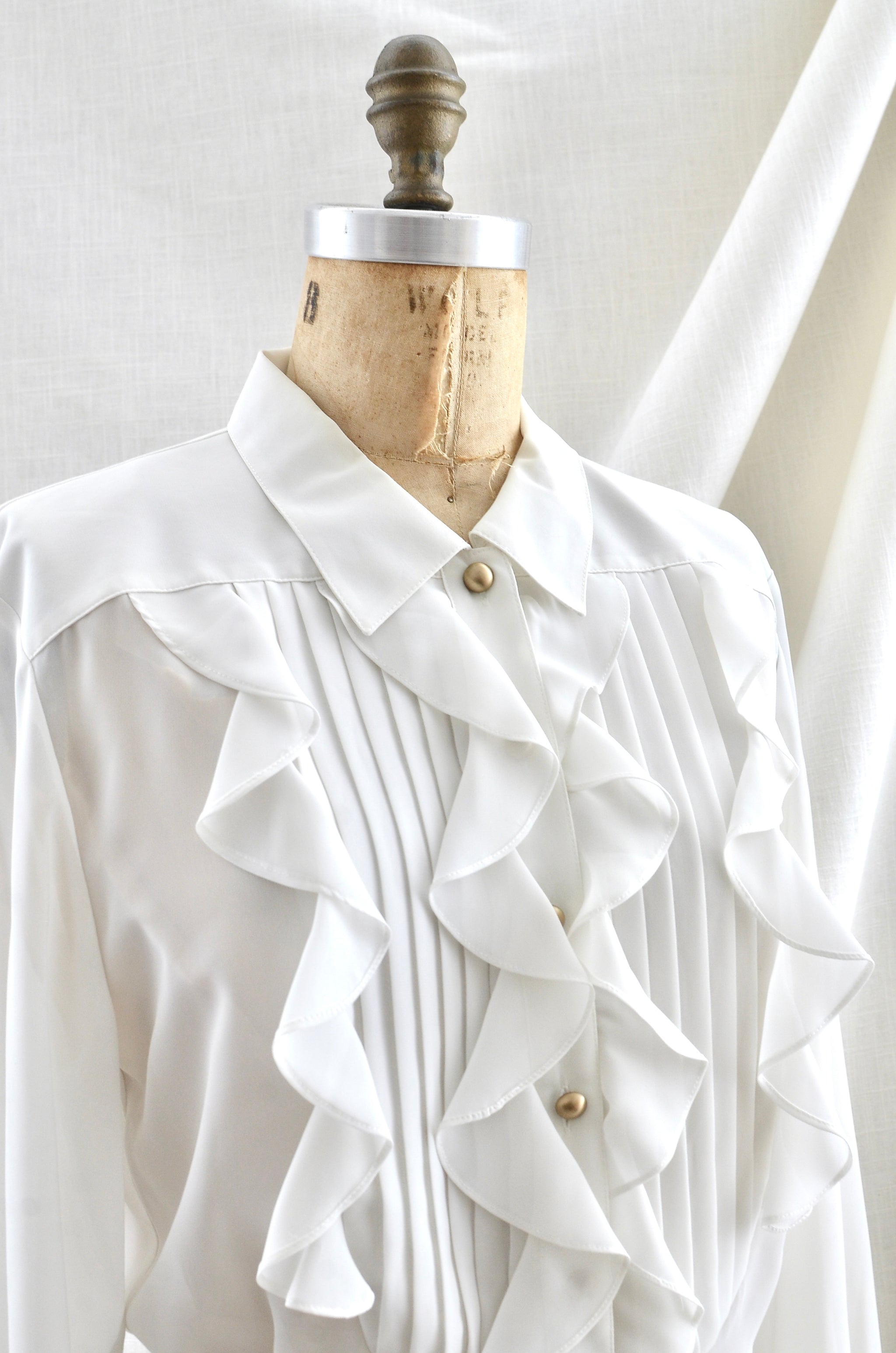 vintage ruffle shirt