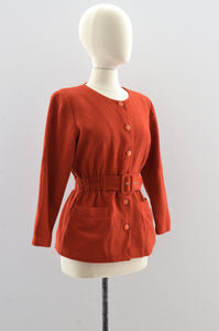 Vintage Burnt Orange Jacket