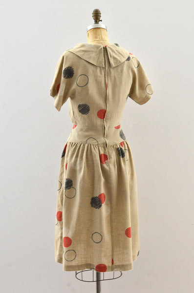 Vintage Printed Dress