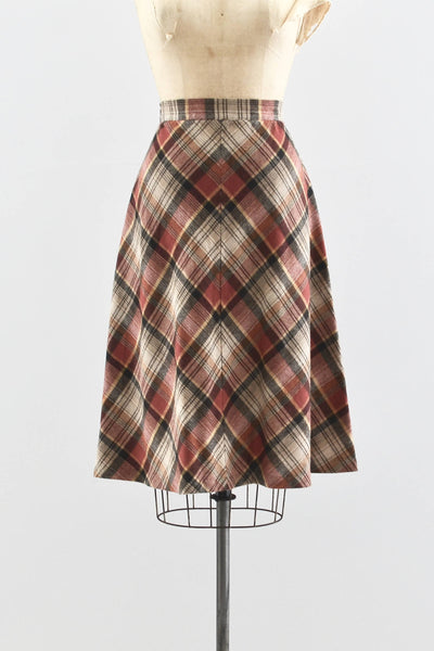 70s Chevron Skirt - Pickled Vintage