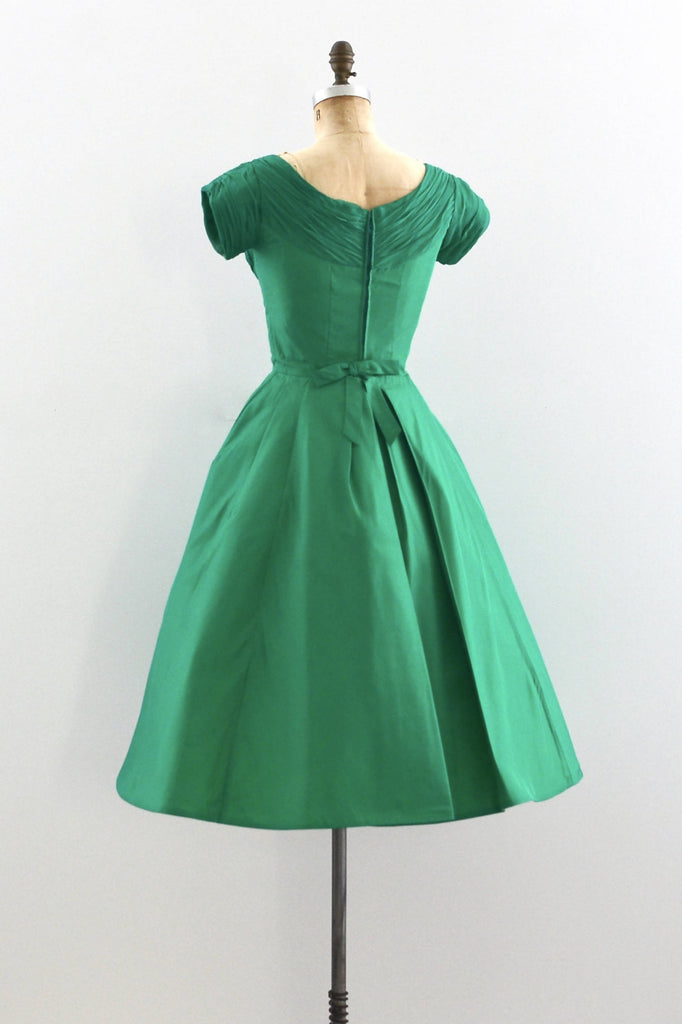 Emerald Green Dress Pickled Vintage Emerald Green Dress Pickled Vintage