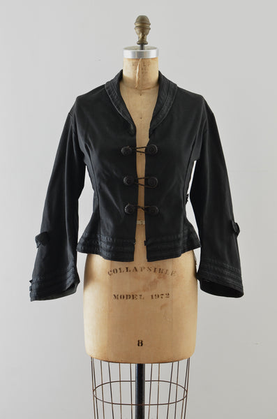 Antique Black Wool Jacket