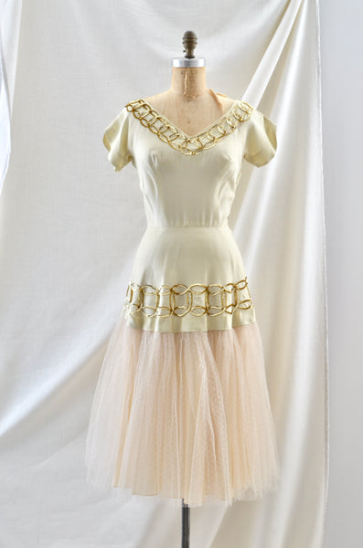 Vintage 1940's Party Dress