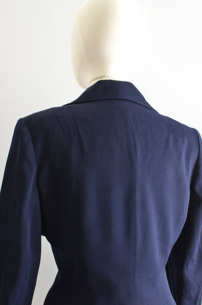 50's Sue Joy  Gabardine Suit / M