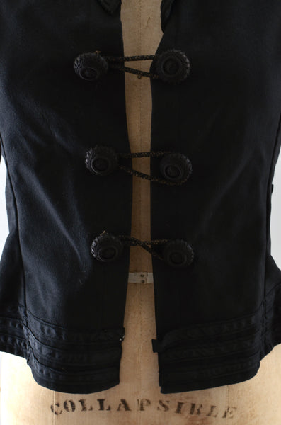 Antique Black Wool Jacket