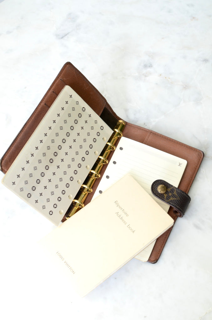 louis vuitton address book refill