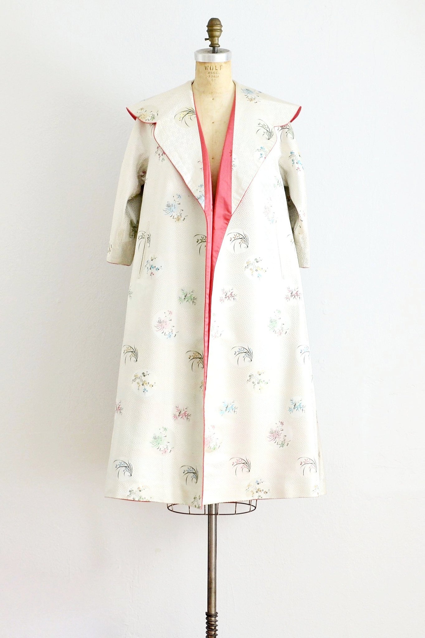 50s Reversible Oriental Swing  Coat - Pickled Vintage