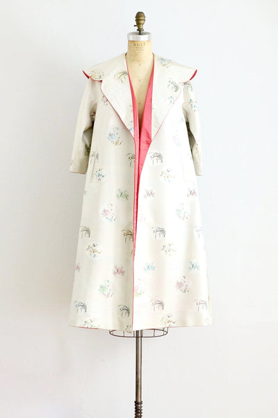 50s Reversible Oriental Swing  Coat - Pickled Vintage