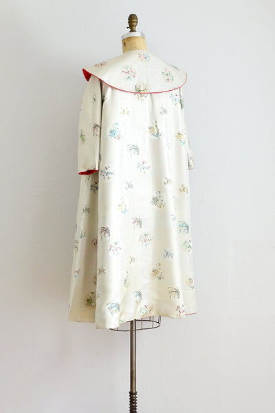 50s Reversible Oriental Swing  Coat - Pickled Vintage