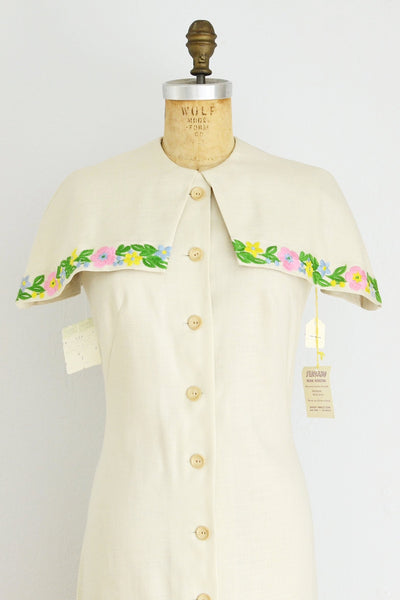 Button Front Dress - Pickled Vintage