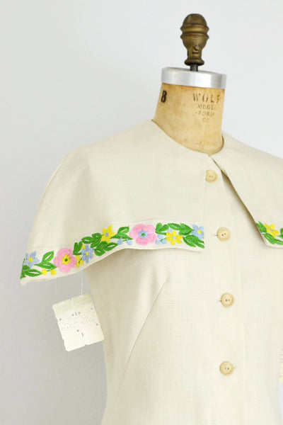 Button Front Dress - Pickled Vintage
