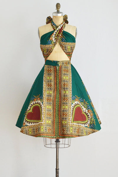 Vintage 50s Hawaiian Wrap Dress - Pickled Vintage
