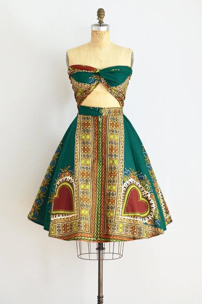 Vintage 50s Hawaiian Wrap Dress - Pickled Vintage