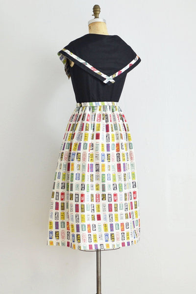 1955 Plate Dress - Pickled Vintage