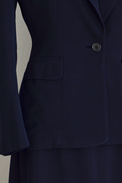 40s Navy Blue Suit - Pickled Vintage