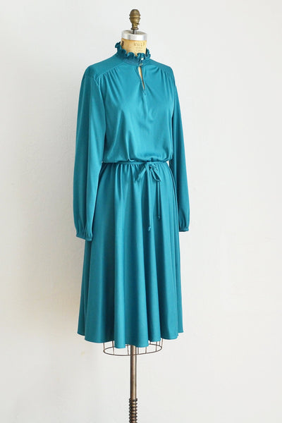 Teal Dress - Pickled Vintage