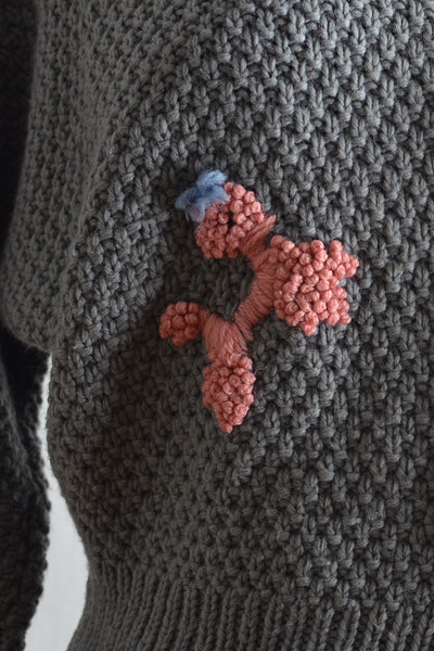 Vintage 1950s Poodle Sweater - Pickled Vintage