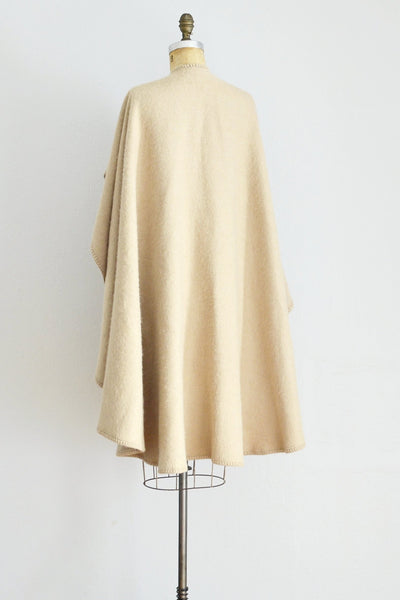 Alpaca Wool Cape - Pickled Vintage