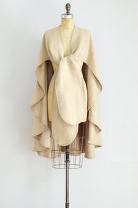 Alpaca Wool Cape - Pickled Vintage