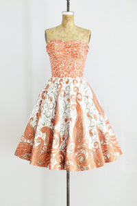 Fred Perlberg Strapless Dress - Pickled Vintage