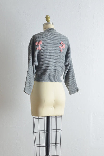 Vintage 1950s Poodle Sweater - Pickled Vintage