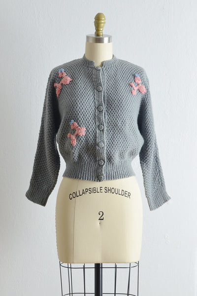 Vintage 1950s Poodle Sweater - Pickled Vintage