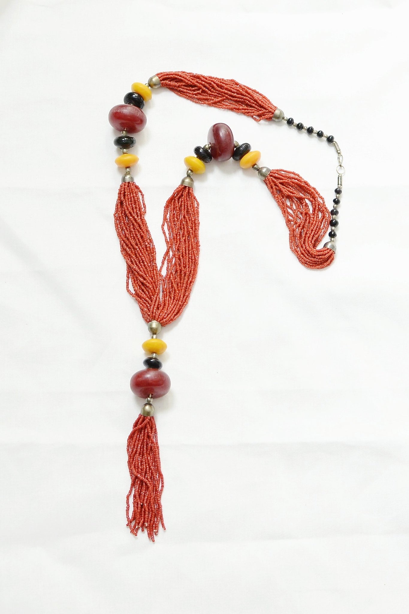 Coral Bead Necklace - Pickled Vintage