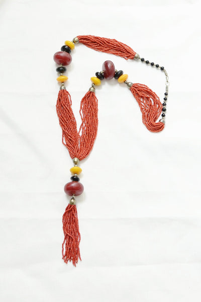 Coral Bead Necklace - Pickled Vintage
