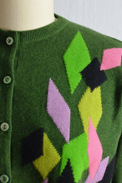 Vintage Harlequin Ballantyne Cardigan - Pickled Vintage