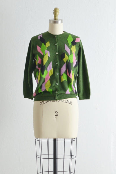 Vintage Harlequin Ballantyne Cardigan - Pickled Vintage