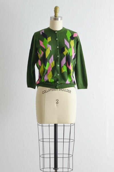 Vintage Harlequin Ballantyne Cardigan - Pickled Vintage