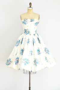 1950s Betty Draper Strapless Dress - Pickled Vintage