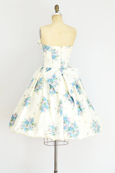 1950s Betty Draper Strapless Dress - Pickled Vintage
