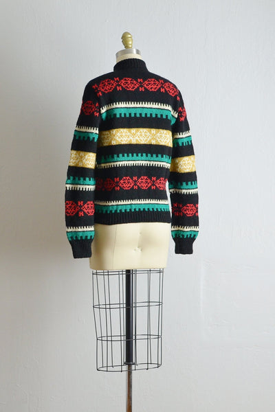 Vintage Nordic Sweater Cardigan - Pickled Vintage