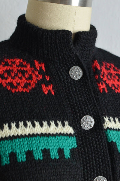 Vintage Nordic Sweater Cardigan - Pickled Vintage